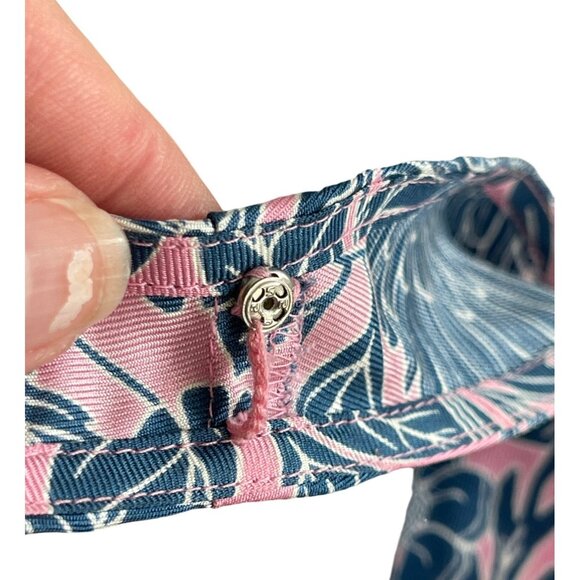 J.Crew X Abigail Borg 100% Silk Tank Top Prairie Dusk Pink Blue Floral 2 $98 - Picture 10 of 12